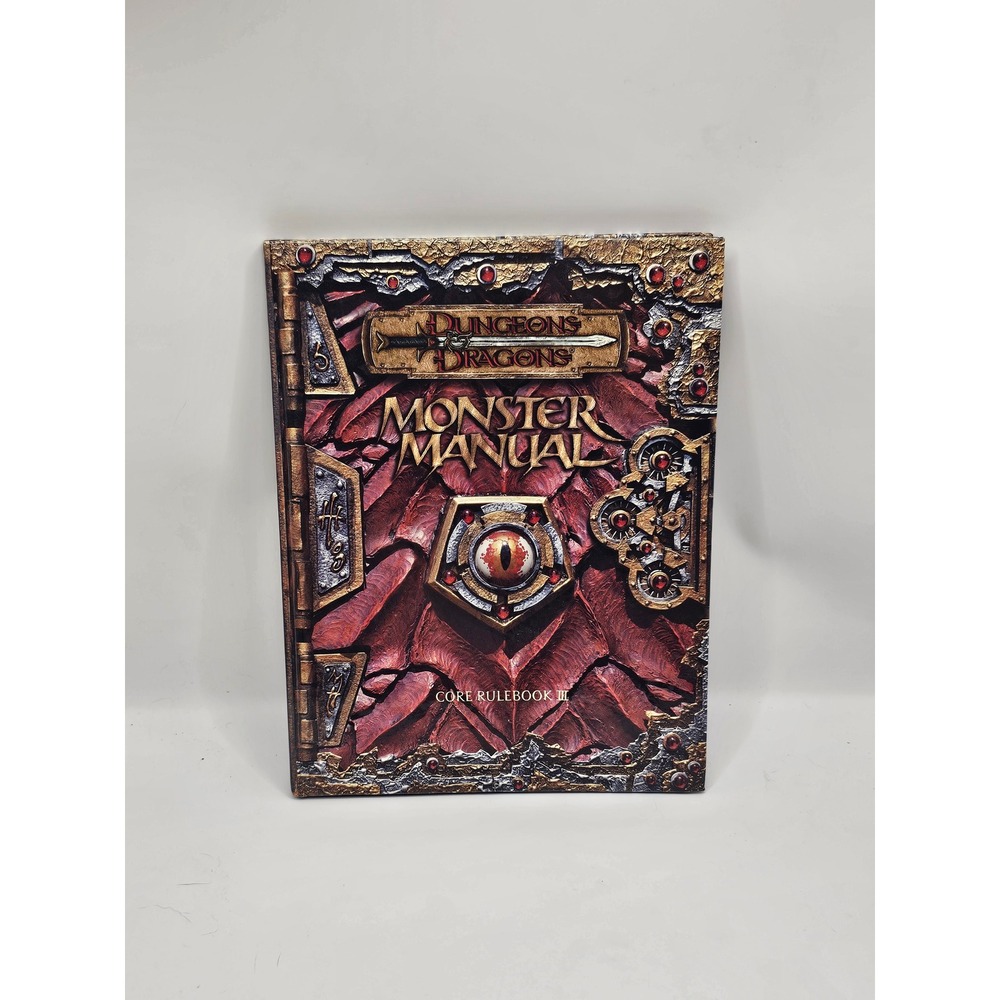 Dungeons & Dragons Monster Manual Core Rulebook III from the 3rd edition